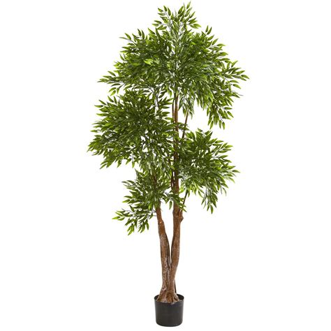 Home depot artificial tree - Some of the most reviewed products in Artificial Trees are the Nearly Natural 64 in. Artificial Bamboo Silk Tree with 43 reviews, and the Nearly Natural 7 ft. Artificial Green Bamboo Tree with 18 reviews. What's the price range for Artificial Trees? The average price for Artificial Trees ranges from $30 to $600. Which brand has the largest ...